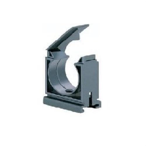 ERMA - Soporte RQS poliamida para tubos Pg29 con tapa negro