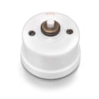 FONTINI - Pulsador de botón 10A 250V porcelana blanca