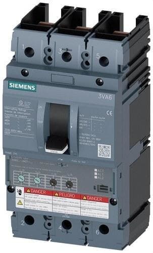 SIEMENS - AUT.3VA6 UL To.250 CL.PODER CT.L 150kA 480V 3 P,PROT.DISTRIBUCIONES ETU330,LIG