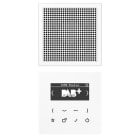 JUNG - Smart radio DAB+kit mono S LS altavoz blanco alpino