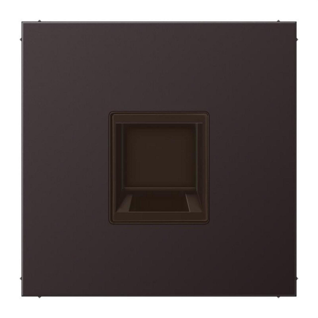 JUNG - Placa modular Jack-Radiall 1 toma AL1969-1WED LS dark
