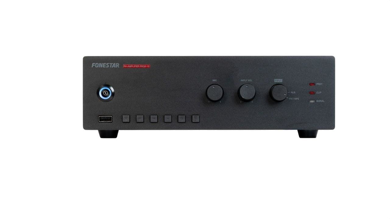 FONESTAR - Amplificador de megafonía reproductor USB/MP3/FM 15W RMS