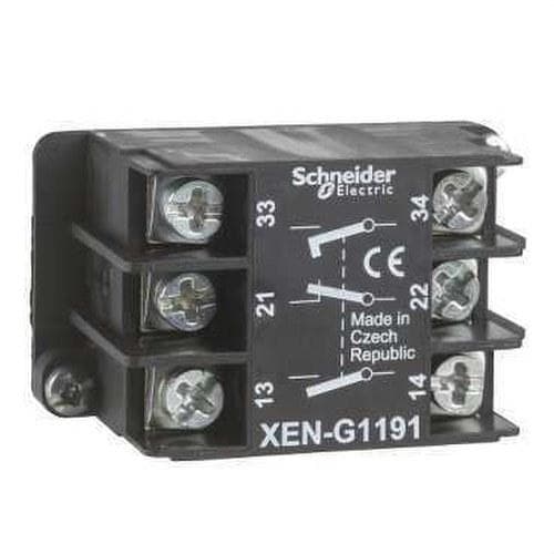 Schneider Electric - Elemento simple impulsión con 2 posiciones CC+CA