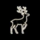 PRILUX - Luminaria decorativa RENO NEON DOUBLE NEON 140x93 cm blanco cálido
