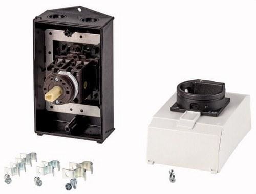 EATON - Interruptor General EMC 3+N 1 NO+1 NC 20A 90º bloqueable en posición 0 (OFF) montaje en caja