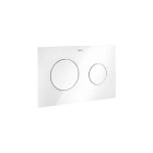 ROCA - PLACA DE ACCIONAMIENTO PL10 DUAL CROMADA