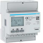 HAGER - Contador de energía 3F CT 1-5A 4M S0 MID