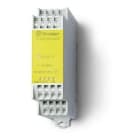 FINDER - Relé modular con contactos de guía forzada SERIE 7S, ancho 22,5mm, bornes de conexión rápida, 2NA+2NC, AgSnO2, 24V DC (emb.1u)