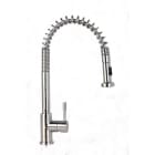 GENEBRE - MONOMANDO FREG.INOX MUELLE+DUCHA EXTRB.