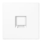 JUNG - Placa modular Jack-Radiall 1 toma LS1969-1WEWW LS blanco alpino