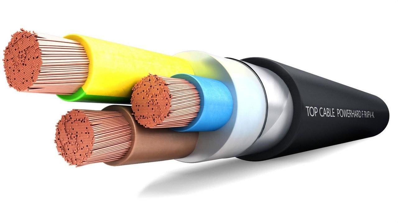 TOP CABLE - Cable POWERHARD F RVFV 3G6mm² (Bobina)