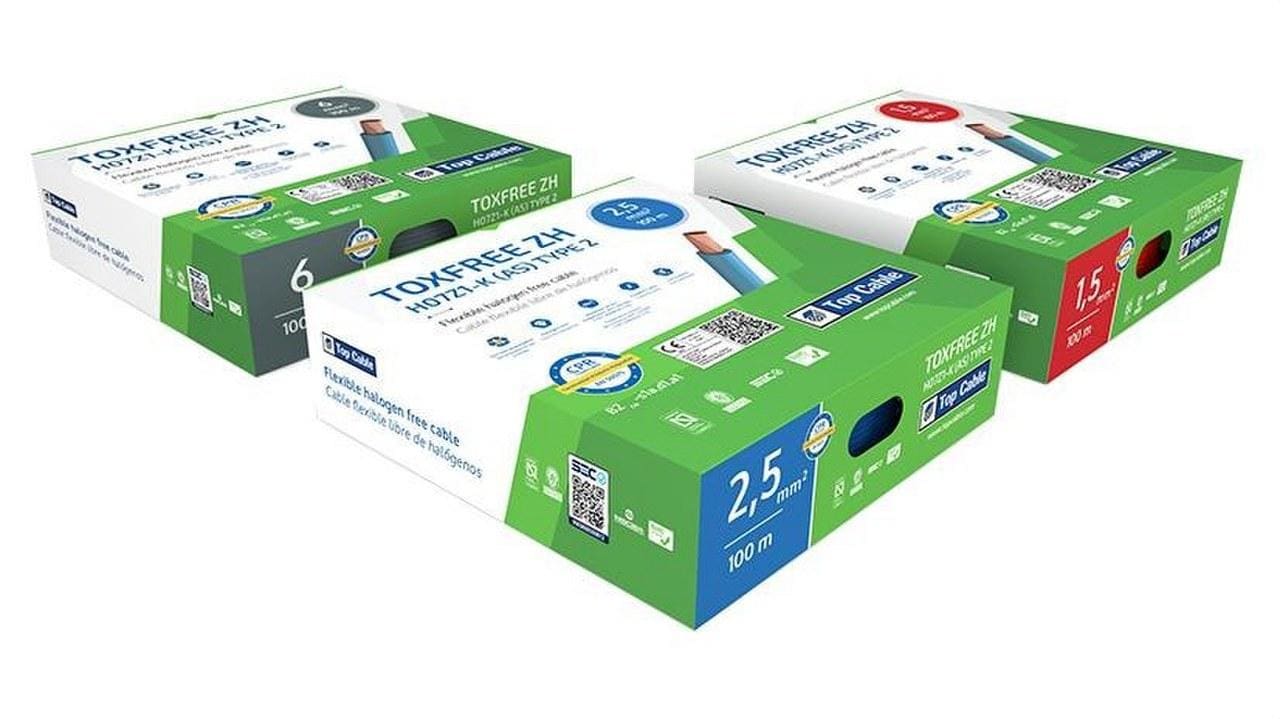 TOP CABLE - Cable TOXFREE ZH ES 07Z1-K 16mm² negro (Caja)