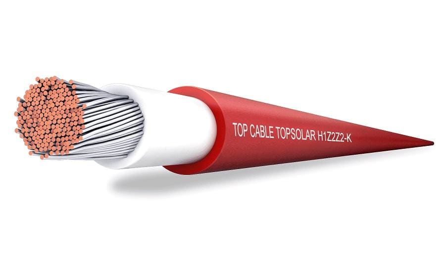 TOP CABLE - TOPSOLAR PV H1Z2Z2-K 1500V 1X6 ROJO R3000