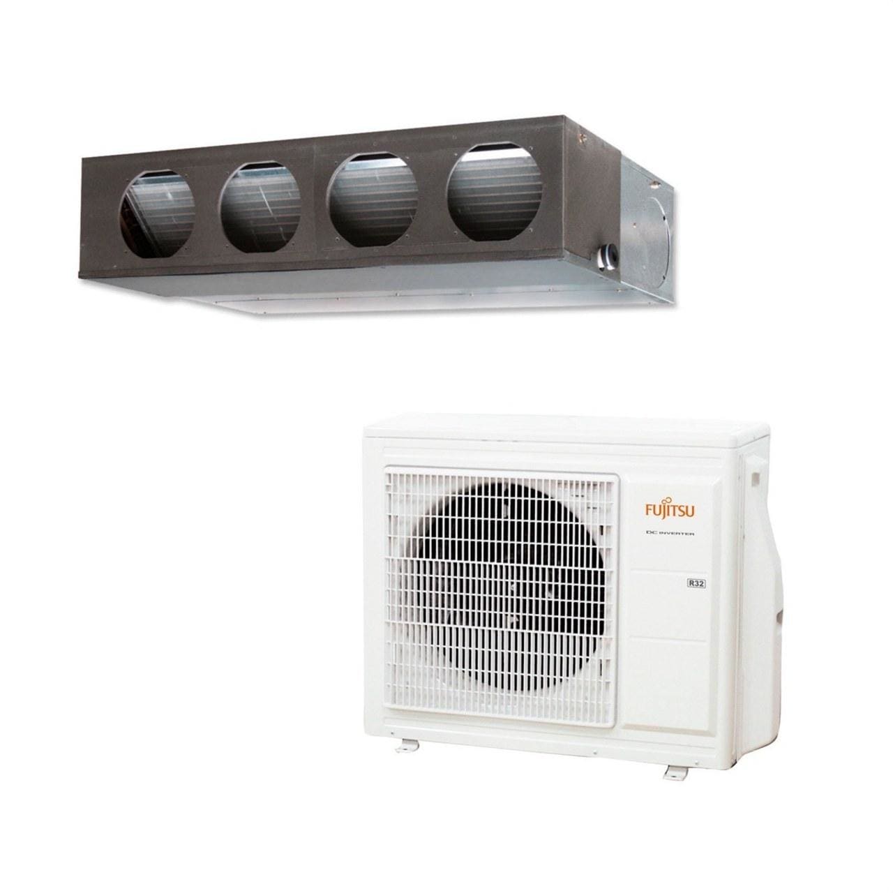 FUJITSU - Conjunto 1x1 ACY71K-KM split conducto inverter media presión