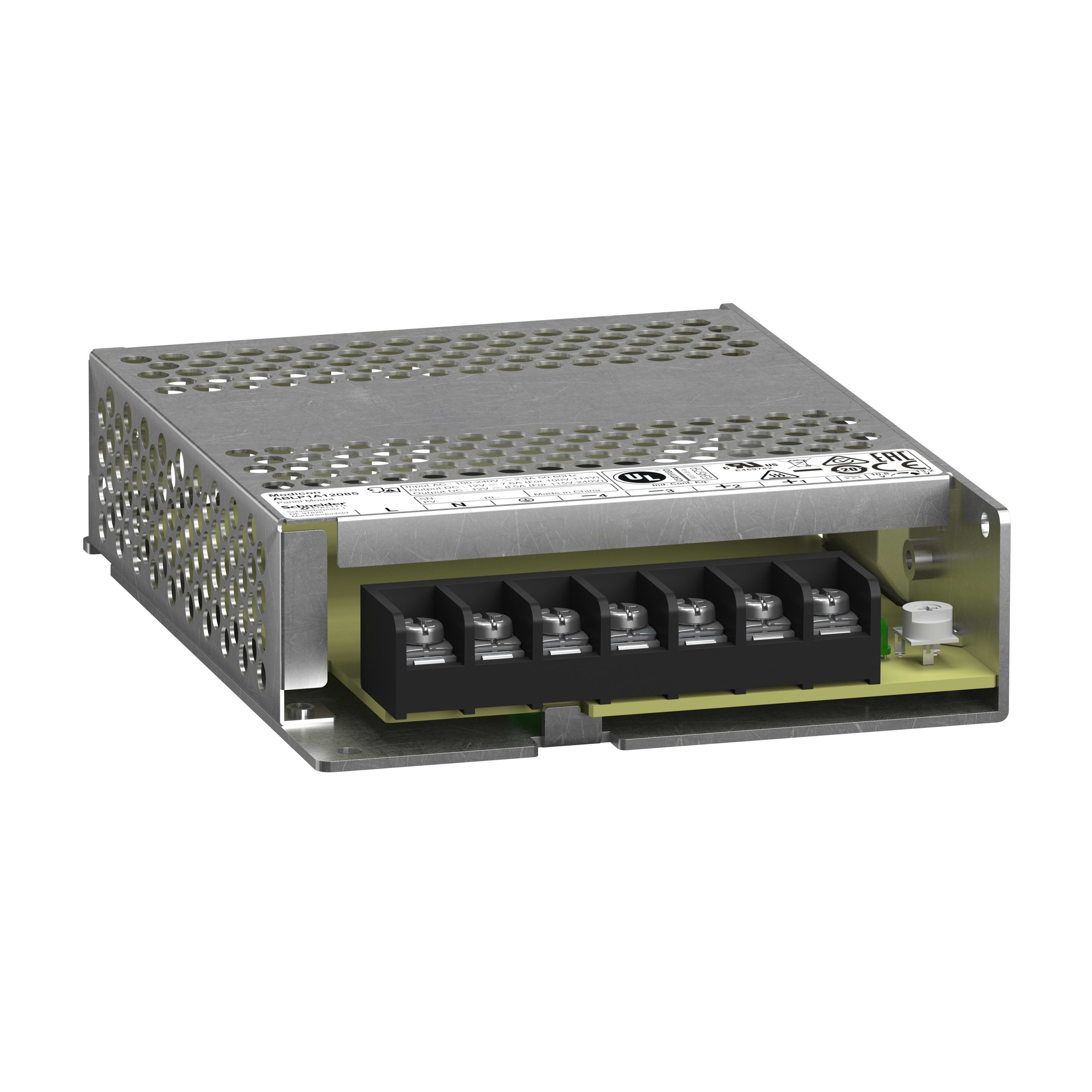 Schneider Electric - Fuente de alimentación POWER SUPPLY 12V 8.5A montaje en panel