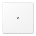 JUNG - Placa central salida cable LS blanco mate