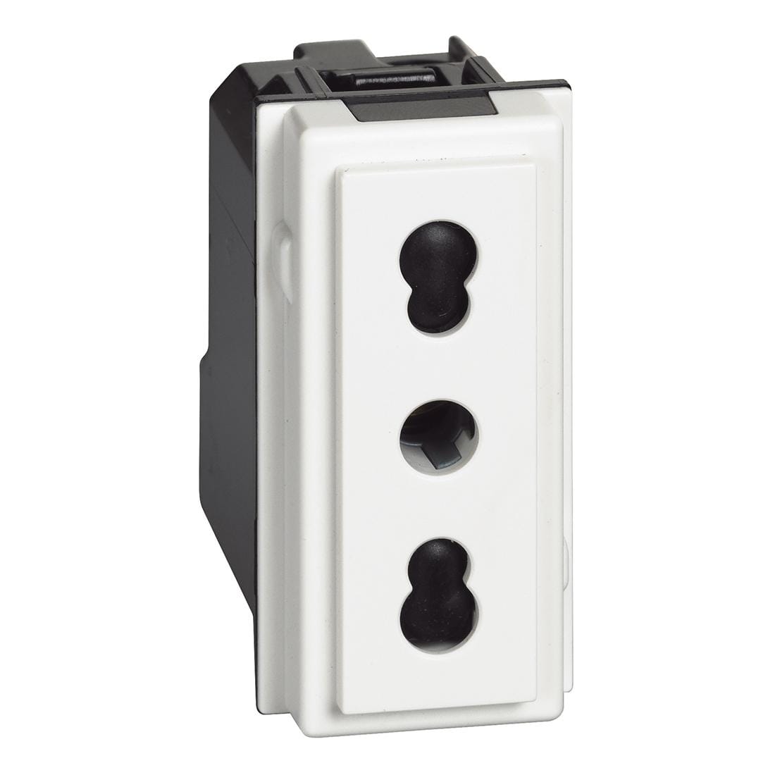 BTICINO - Base 2P+T Living Now - estándar italiano - conexión por tornillos - Blanco - 1 módulo