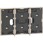 BTICINO - Living Now MYHOME COMANDOS DIGITALES Marco electrificado 2 + 1 módulo, sand