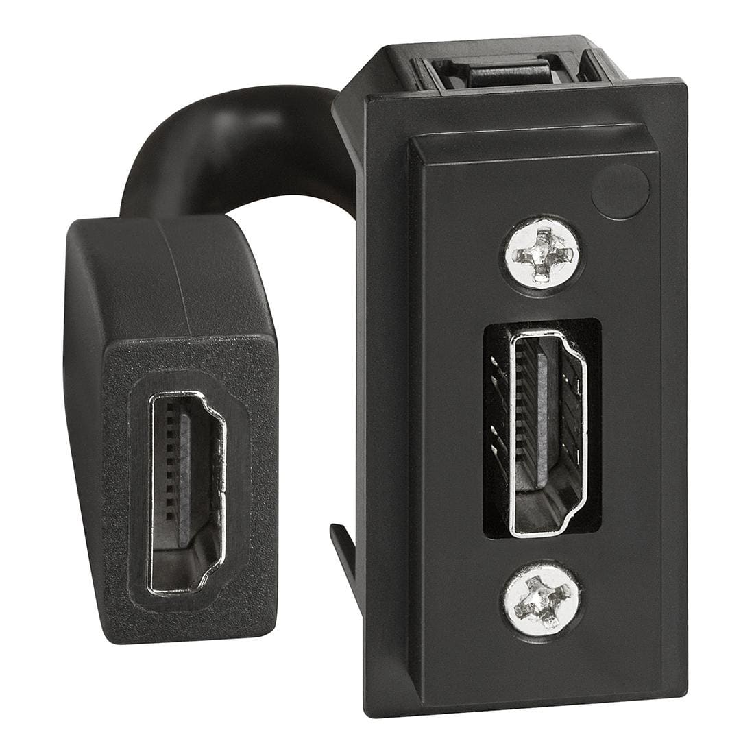 BTICINO - Base datos HDMI - Living Now - 1 módulo - Blanco