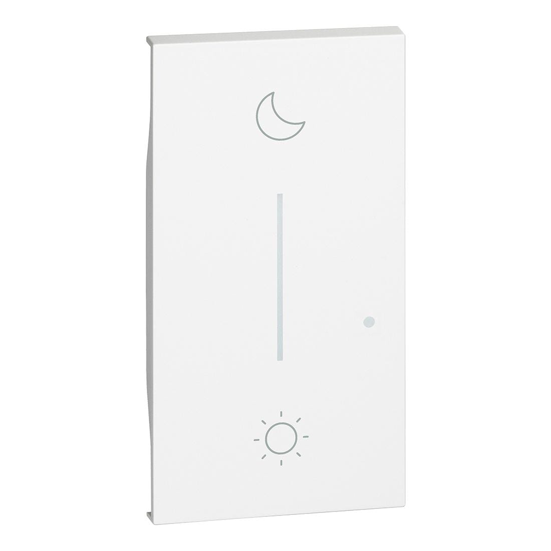 BTICINO - Tecla Living Now with Netatmo para comando de escenarios inalámbrico Día/Noche K4574CW - 2 módulos - Blanco