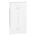 BTICINO - Tecla Living Now with Netatmo para comando de escenarios inalámbrico Entrar/Salir K4570CW - 2 módulos - Blanco