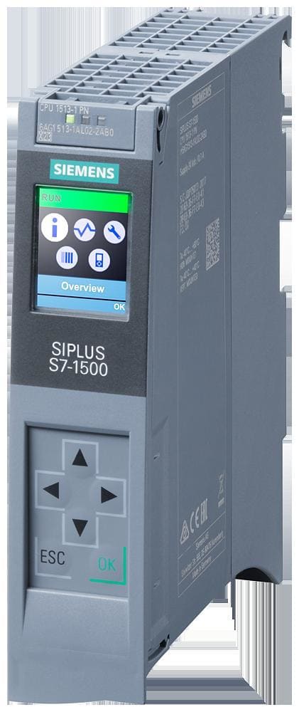 SIEMENS - Módulo central con memoria de trabajo de 300 kB SIPLUS S7-1500 CPU 1513-1 PN -40+60°C con revestimiento
