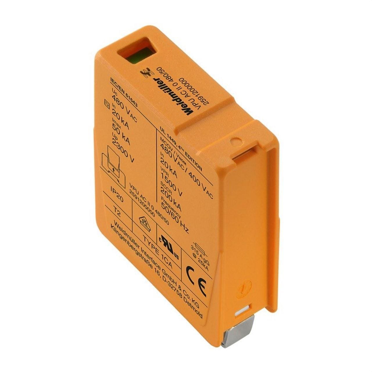 WEIDMULLER - Descargador de repuesto VPU AC II 0 480/50