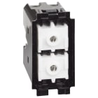 BTICINO - Pulsador doble 10A 250VCA LIVING NOW 1 módulo, no interblocados