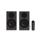 FONESTAR - Juego de altavoces activos blancos de 20W RMS