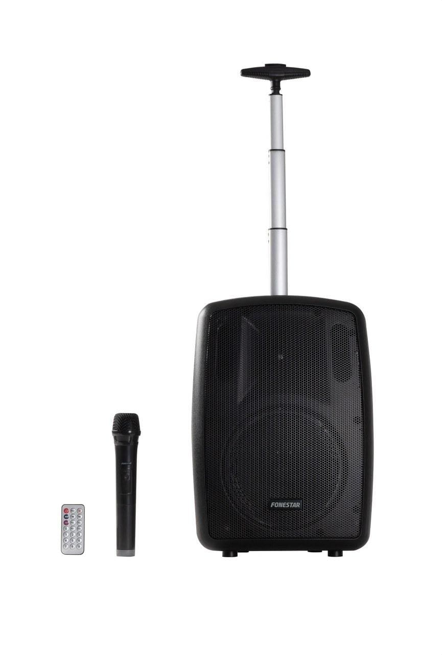 FONESTAR - Amplificador portátil micrófono inalámbrico de mano UHF 525,85MHz