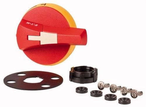 EATON - Maneta bloqueable por candado roja / amarilla para interruptores R9