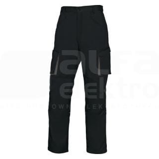 DELTA PLUS - Pantalón de trabajo Mach2 de poliéster/algodón talla 3XL negro-gris