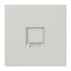JUNG - Placa modular Jack-Radiall 1 toma LS1969-1WELG LS gris claro