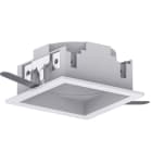 FREPI - Marco TRIM cuadrado blanco para downlight MINI CORAL orientable y fijo CUT OUT Ø63x63mm