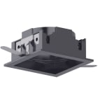 FREPI - Marco TRIM cuadrado negro para downlight MINI CORAL orientable y fijo CUT OUT Ø63x63mm