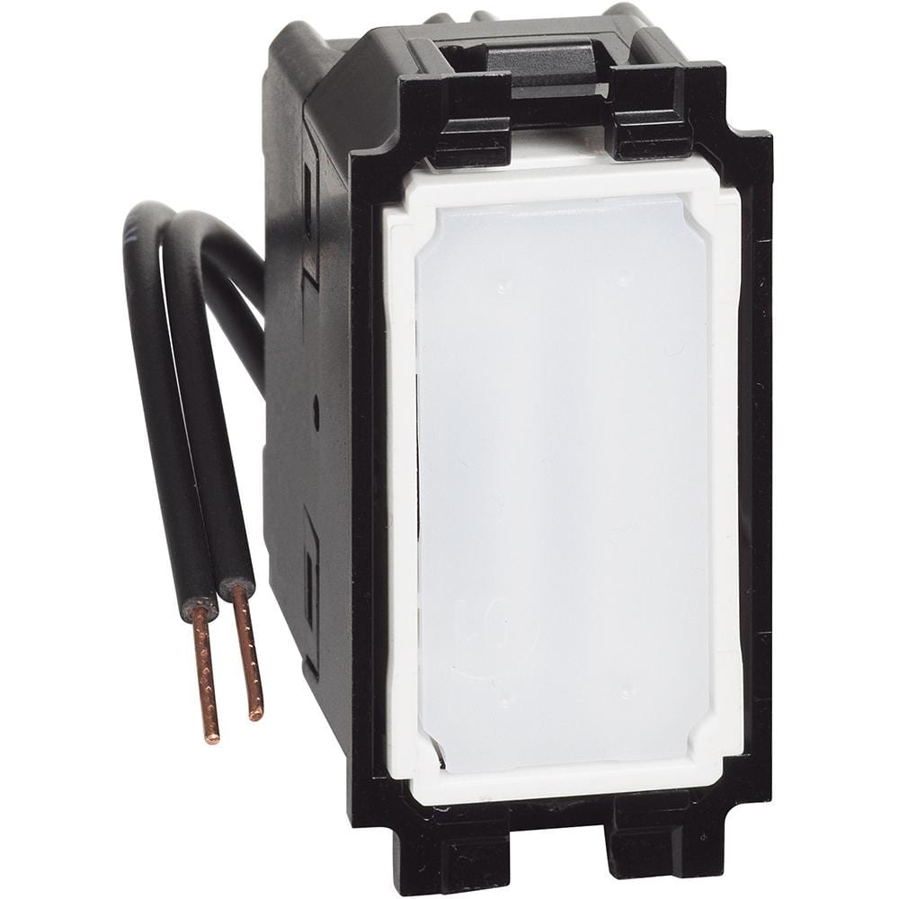 BTICINO - Cruzamiento luminoso Living Now - LED azul - 10 AX-250 Vca - 1 módulo