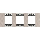BTICINO - Placa embellecedora Living Now de color Optic - 2 x 3 módulos