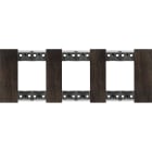 BTICINO - Placa embellecedora Living Now de color Nogal - 2 x 3 módulos
