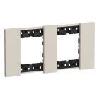 BTICINO - Placa embellecedora Living Now de color Sand - 2 x 2 módulos