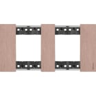BTICINO - Placa embellecedora Living Now de color Cobre - 2 x 2 módulos