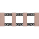 BTICINO - Placa embellecedora Living Now de color Cobre - 2 x 3 módulos