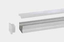 BLUELED - Perfil 4590 23x10mm aluminio