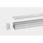 BLUELED - Perfil 4590 23x10mm aluminio