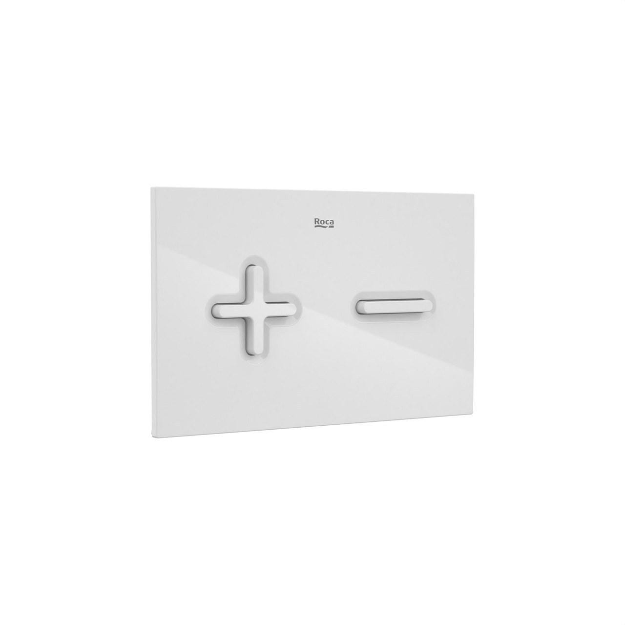 ROCA - PLACA DE ACCIONAMIENTO PL6 DUAL BLANCA