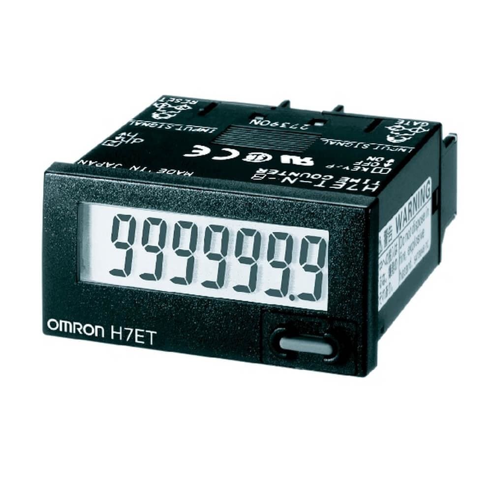 OMRON - CONTADOR TIEMPO LCD NEGRO H7ET-N-B