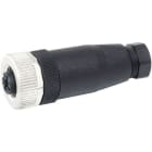 MURRELEKTRONIK - M12 FEMALE STRAIGH FIELD-WIREABLE SCREW TERM. 4-POL. MAX.0,75MM² 4-6MM