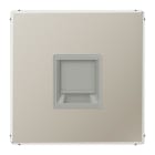 JUNG - Placa modular Jack-Radiall 1 toma ES1969-1WE LS acero