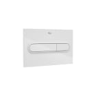 ROCA - Placa de accionamiento PL1 Dual lacada gris