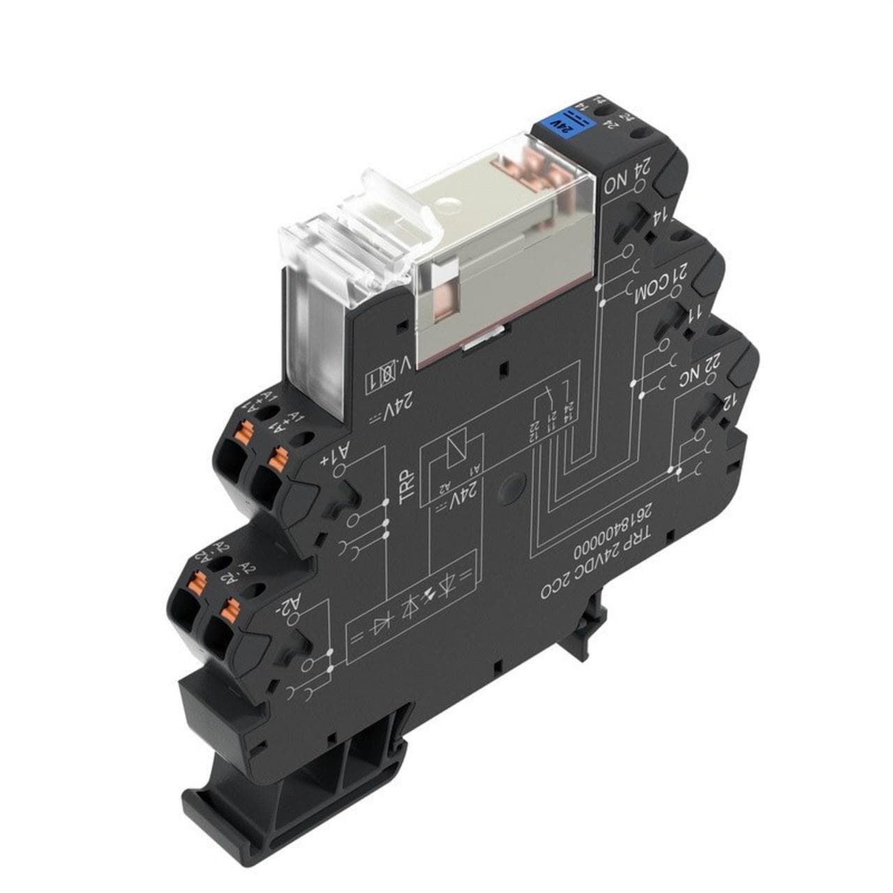 WEIDMULLER - Módulo de relé TRP 24VDC 2CO TERMSERIES