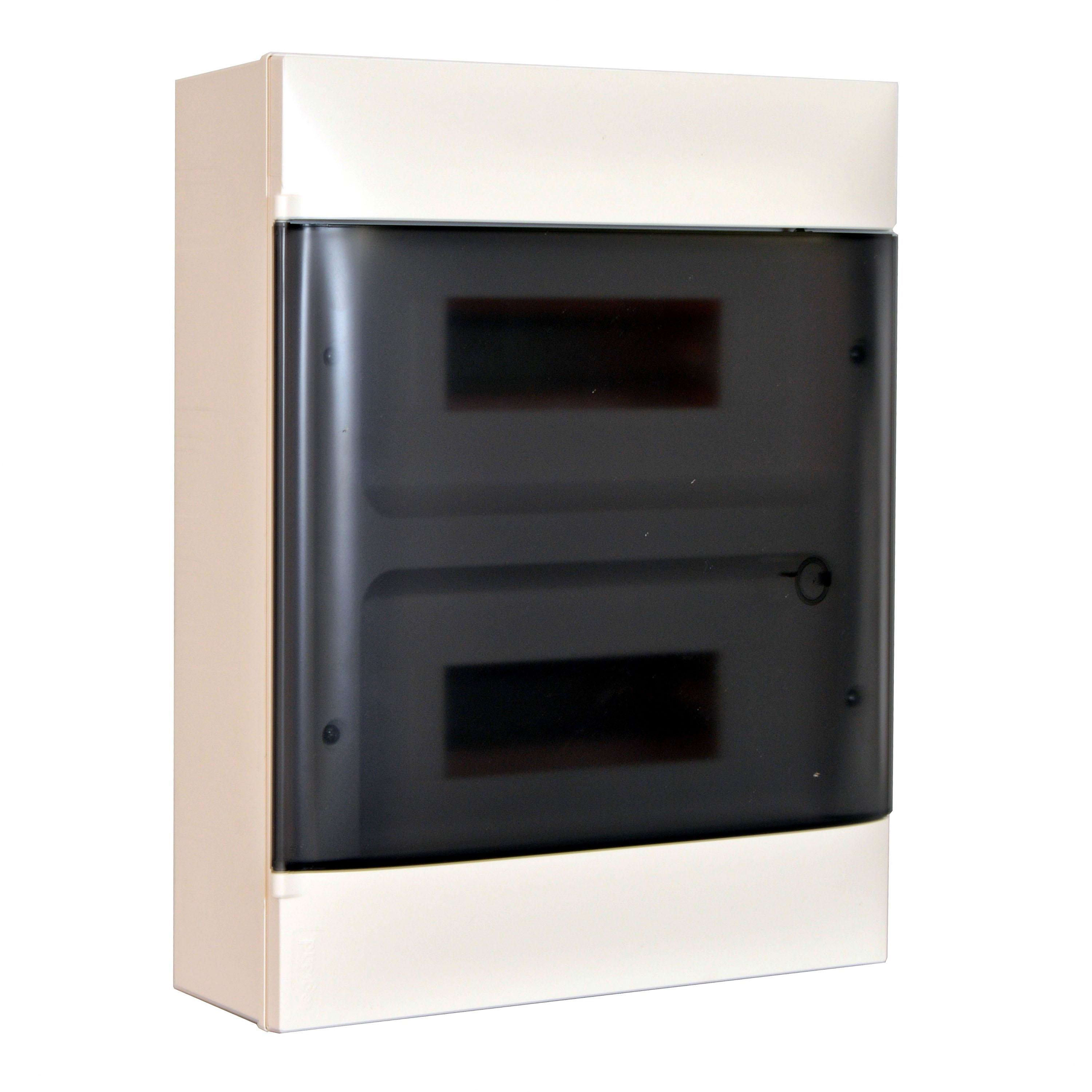 LEGRAND - Caja Superficie Practibox S puerta transparente 2x12mod
